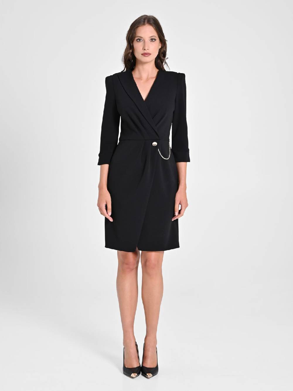 Rinascimento Abito Wrap Nero