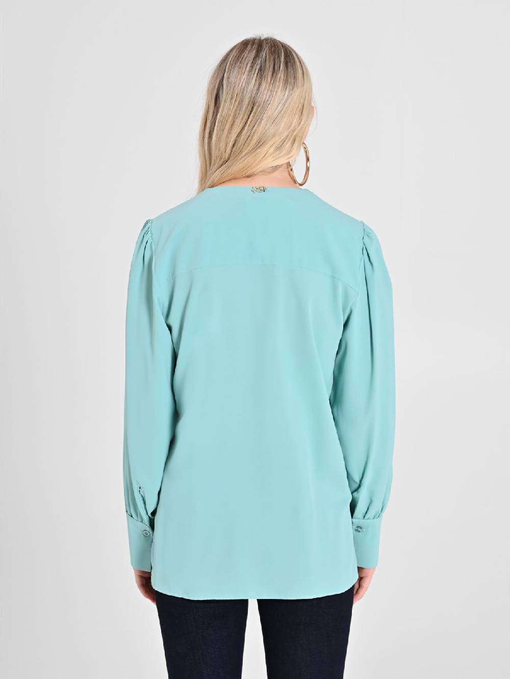 Rinascimento Blusa Color Verde Menta