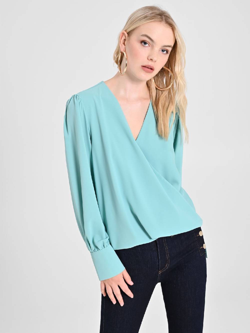 Rinascimento Blusa color Verde Menta
