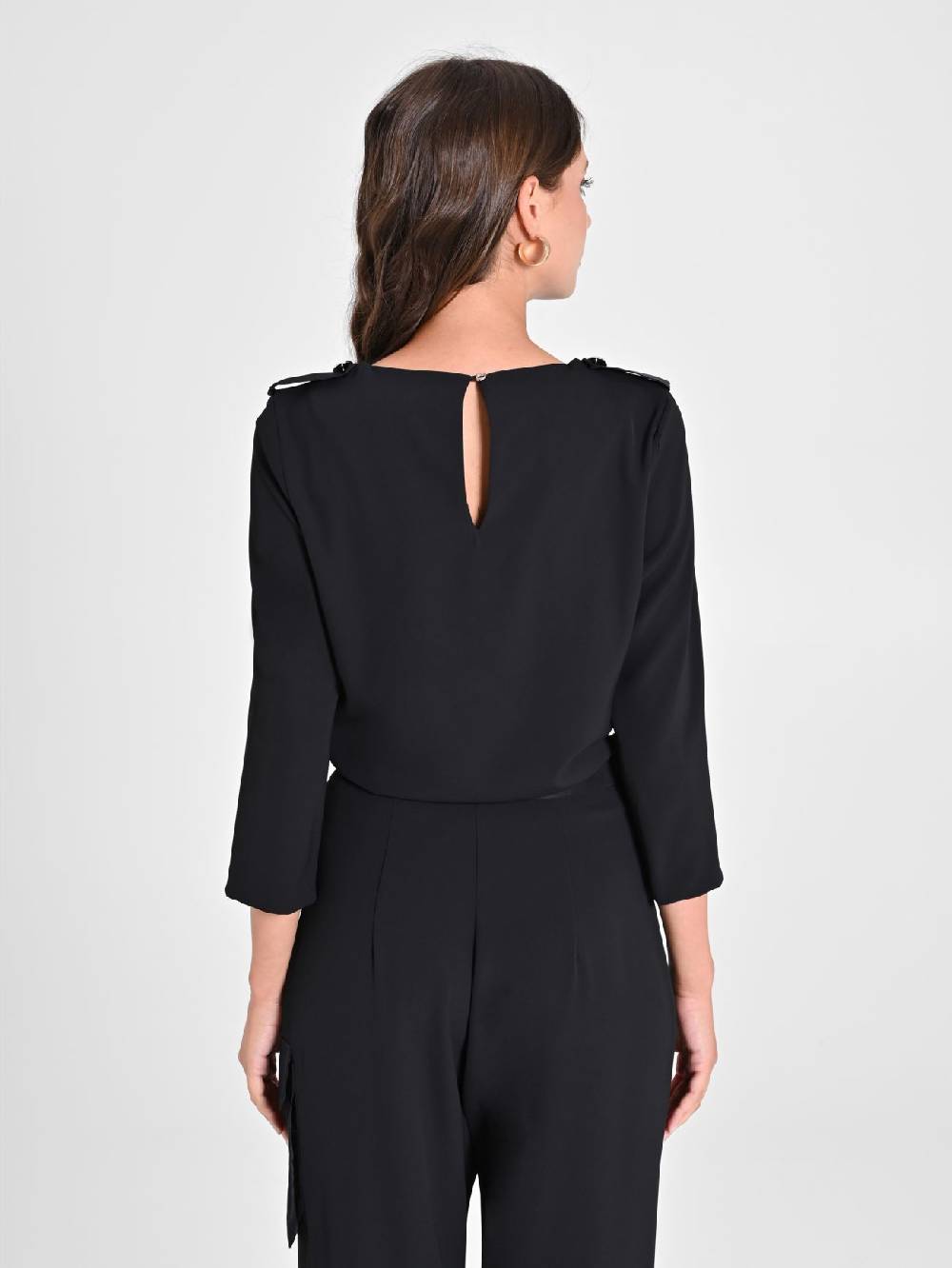 Rinascimento Blusa Con Taschino In Taffetà