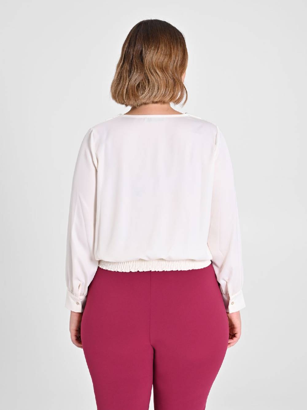 Rinascimento Blusa Curvy Color Burro