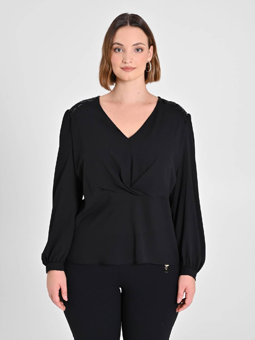 Rinascimento Blusa Curvy Con Dettaglio Paillettes