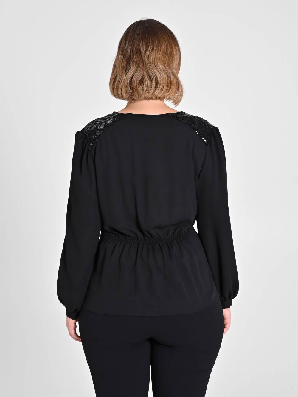Rinascimento Blusa Curvy Con Dettaglio Paillettes