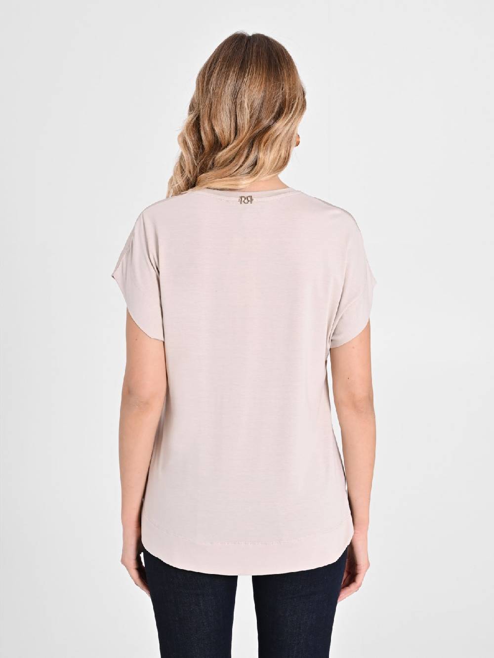 Rinascimento Blusa Envers Satin Beige