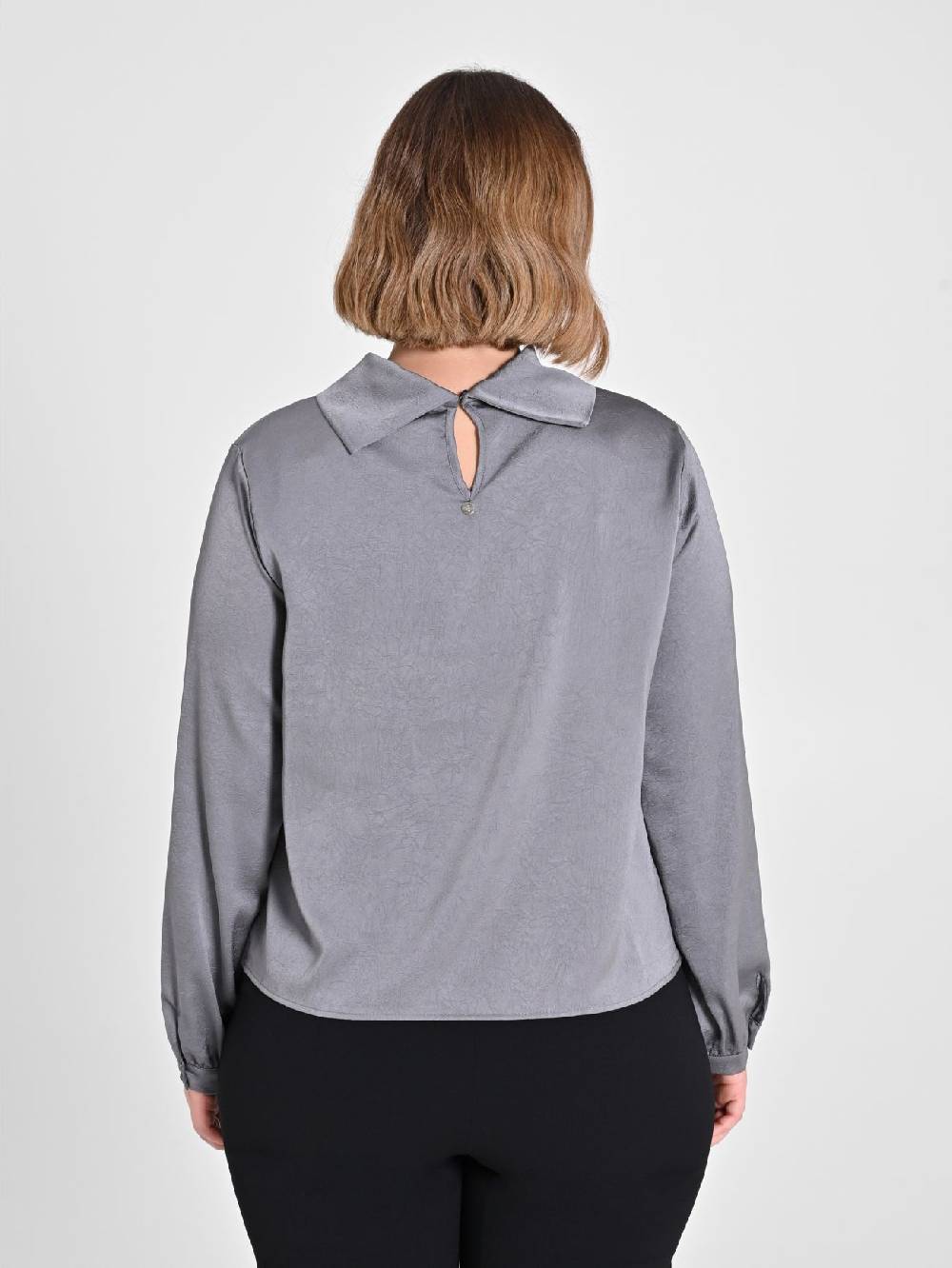 Rinascimento Blusa Grigia Curvy