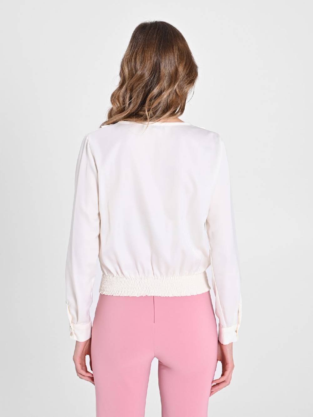 Rinascimento Blusa Incrociata In Raso