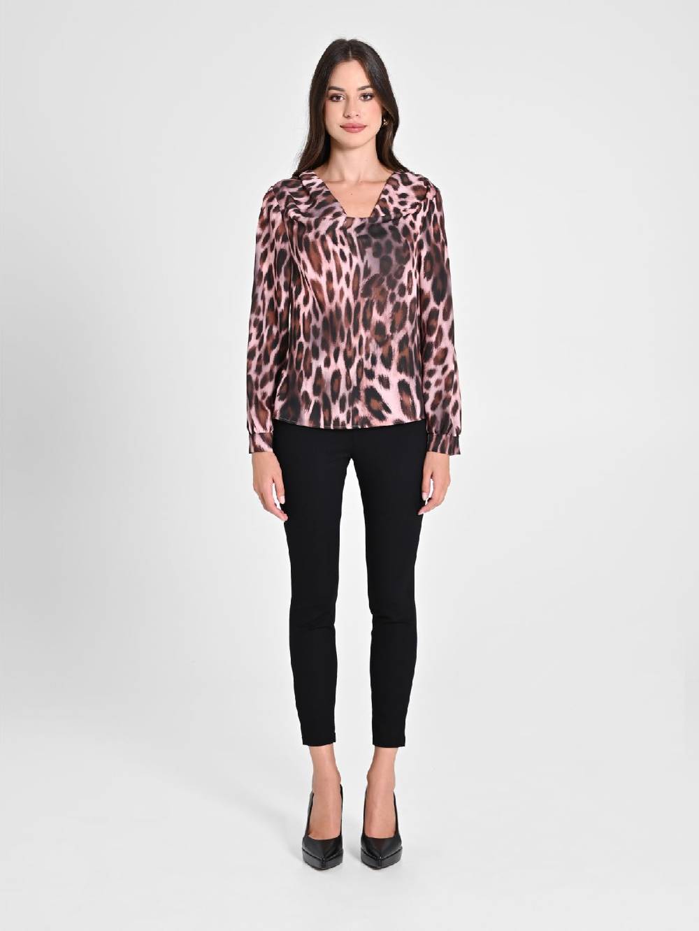 Rinascimento Blusa Pink Animalier