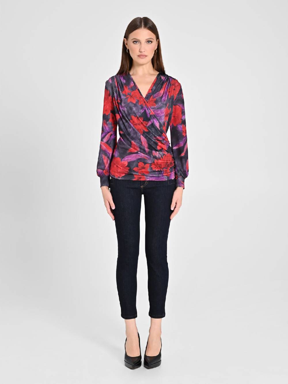 Rinascimento Blusa Stampa Floreale