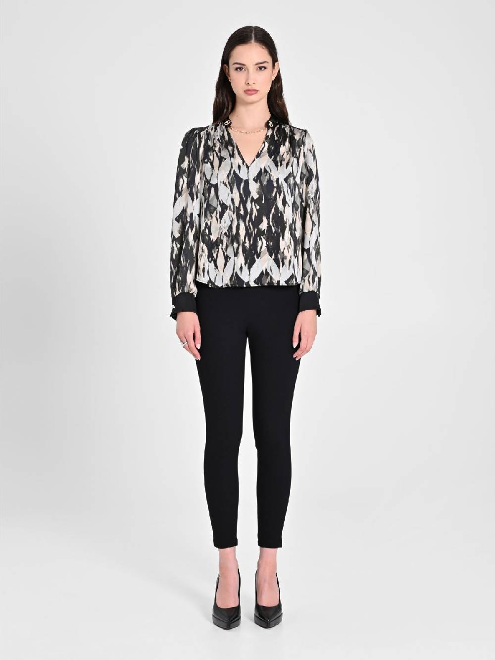 Rinascimento Blusa Stampa Geometrica