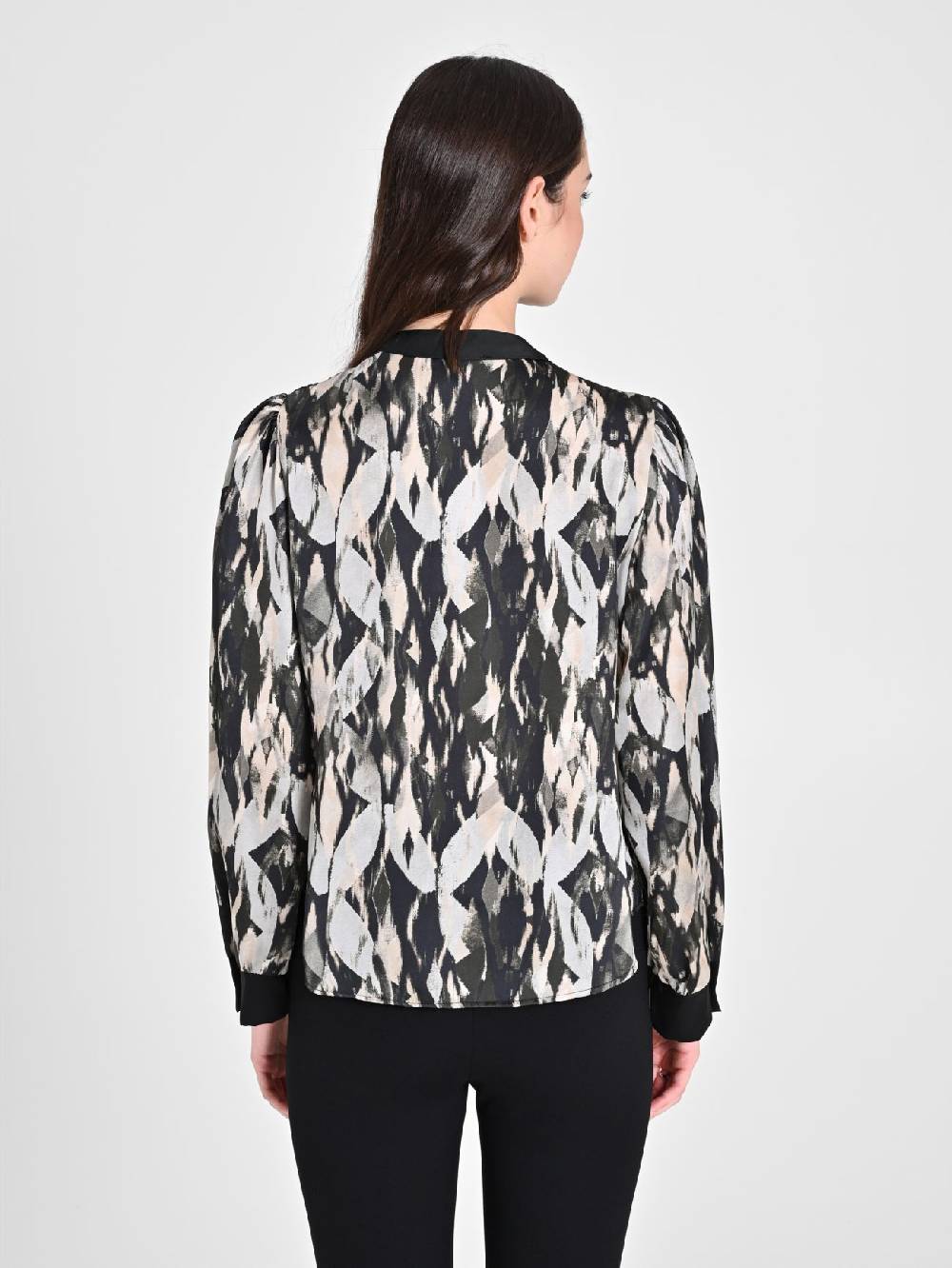 Rinascimento Blusa Stampa Geometrica