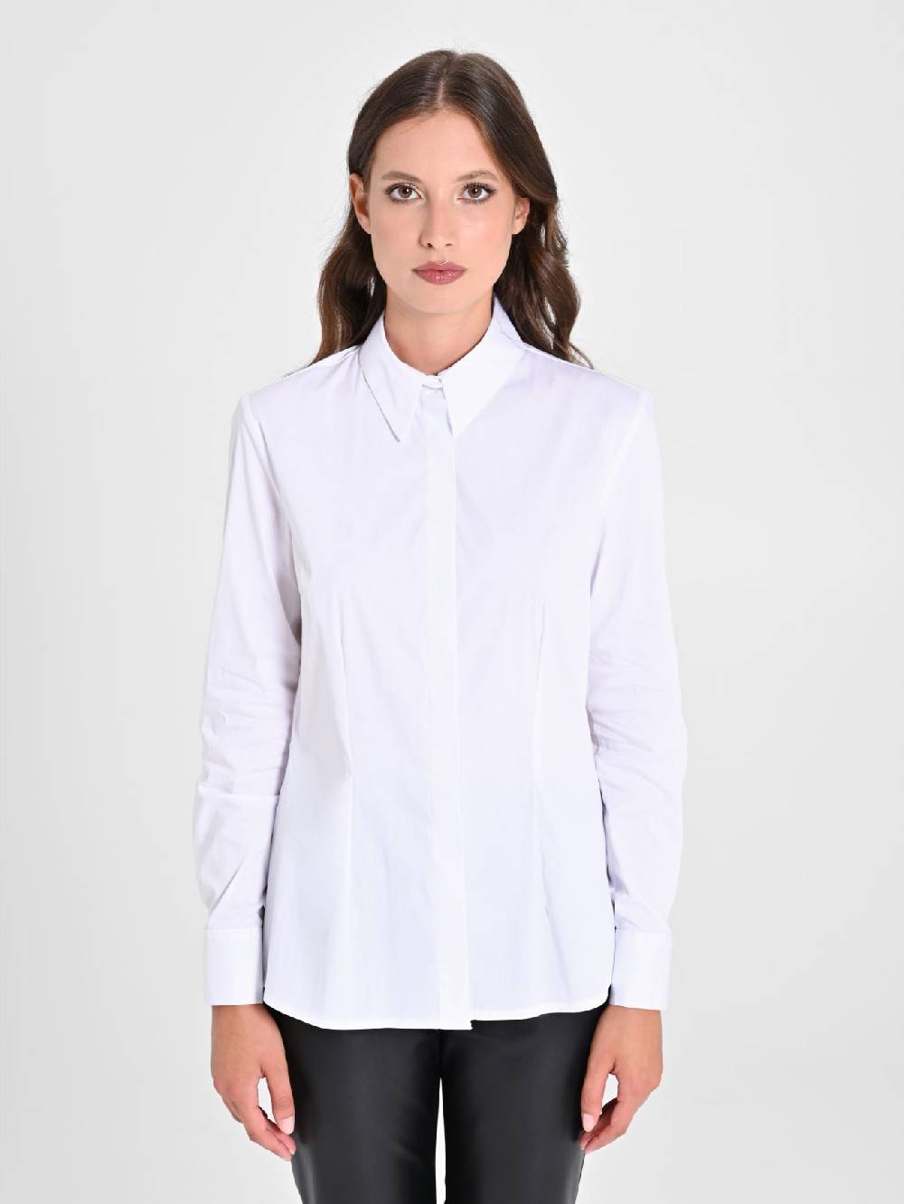 Rinascimento Camicia Bianca In Cotone