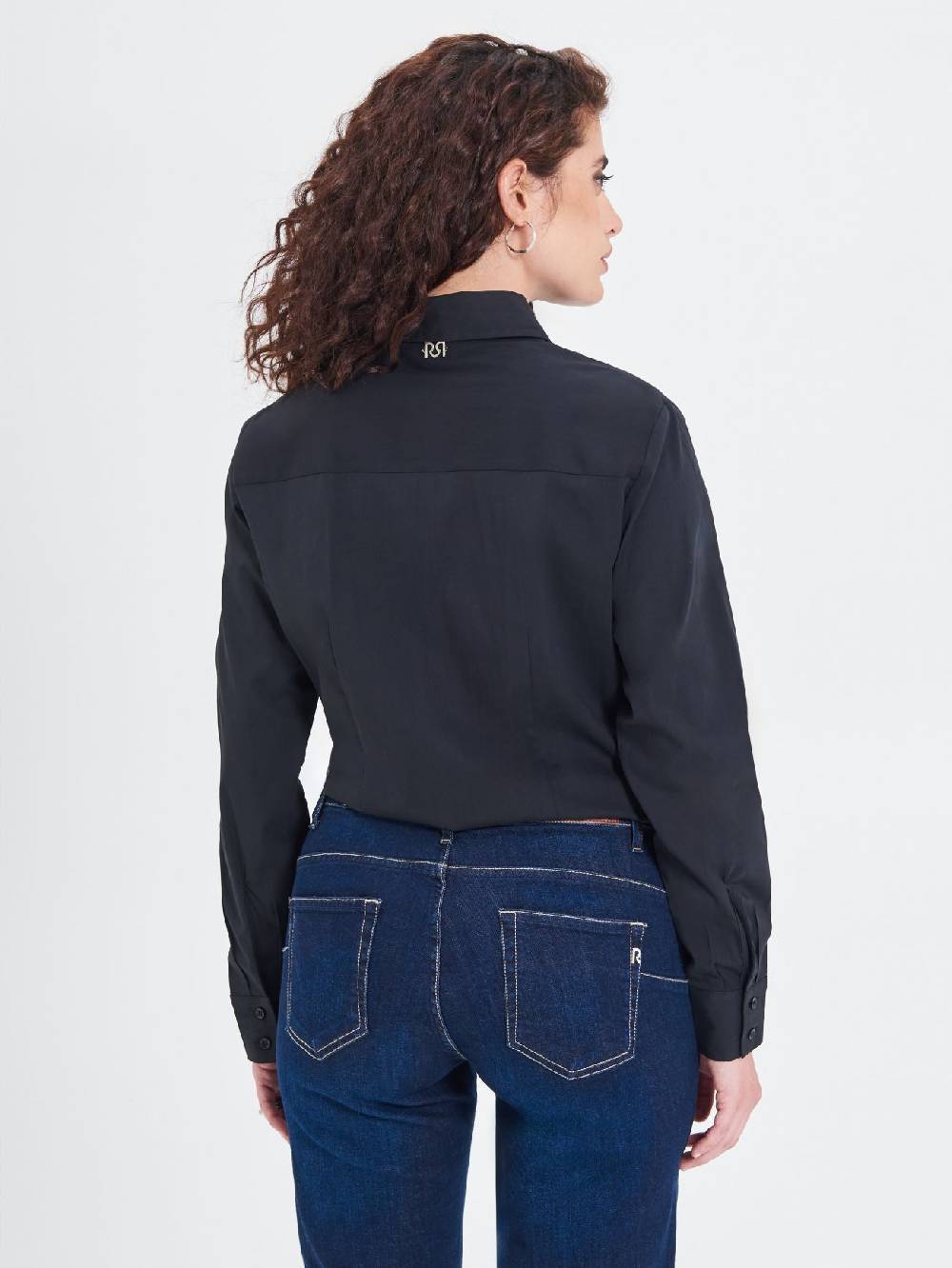 Rinascimento Camicia Curvy Con Collo Gioiello