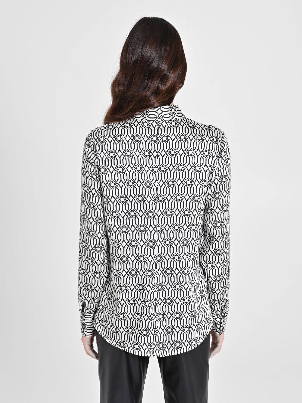 Rinascimento Camicia Monogram Black & White