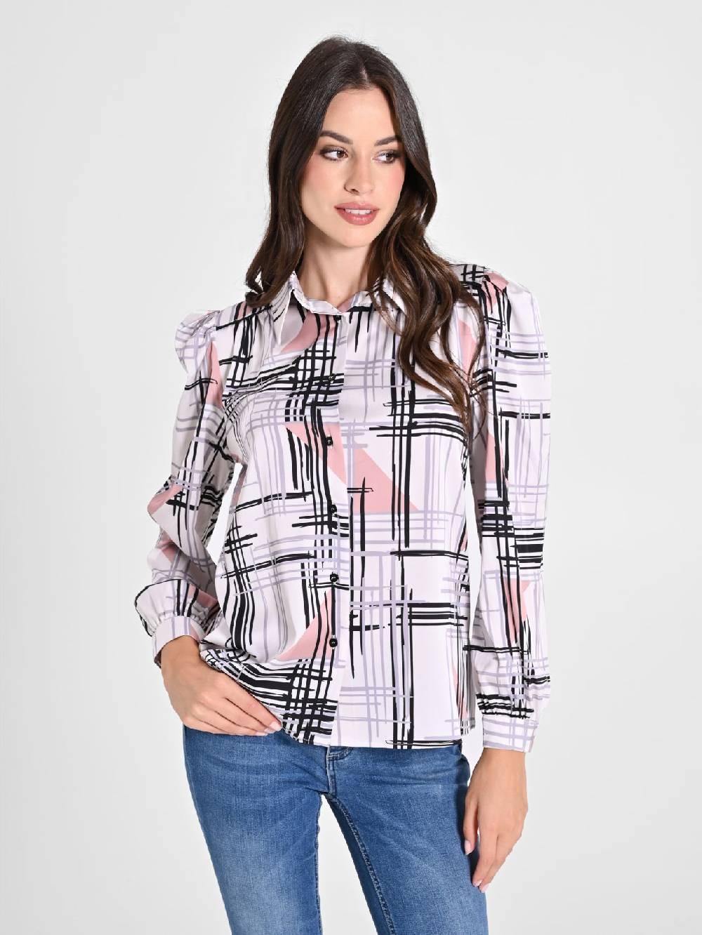 Rinascimento Camicia stampa Geometrica