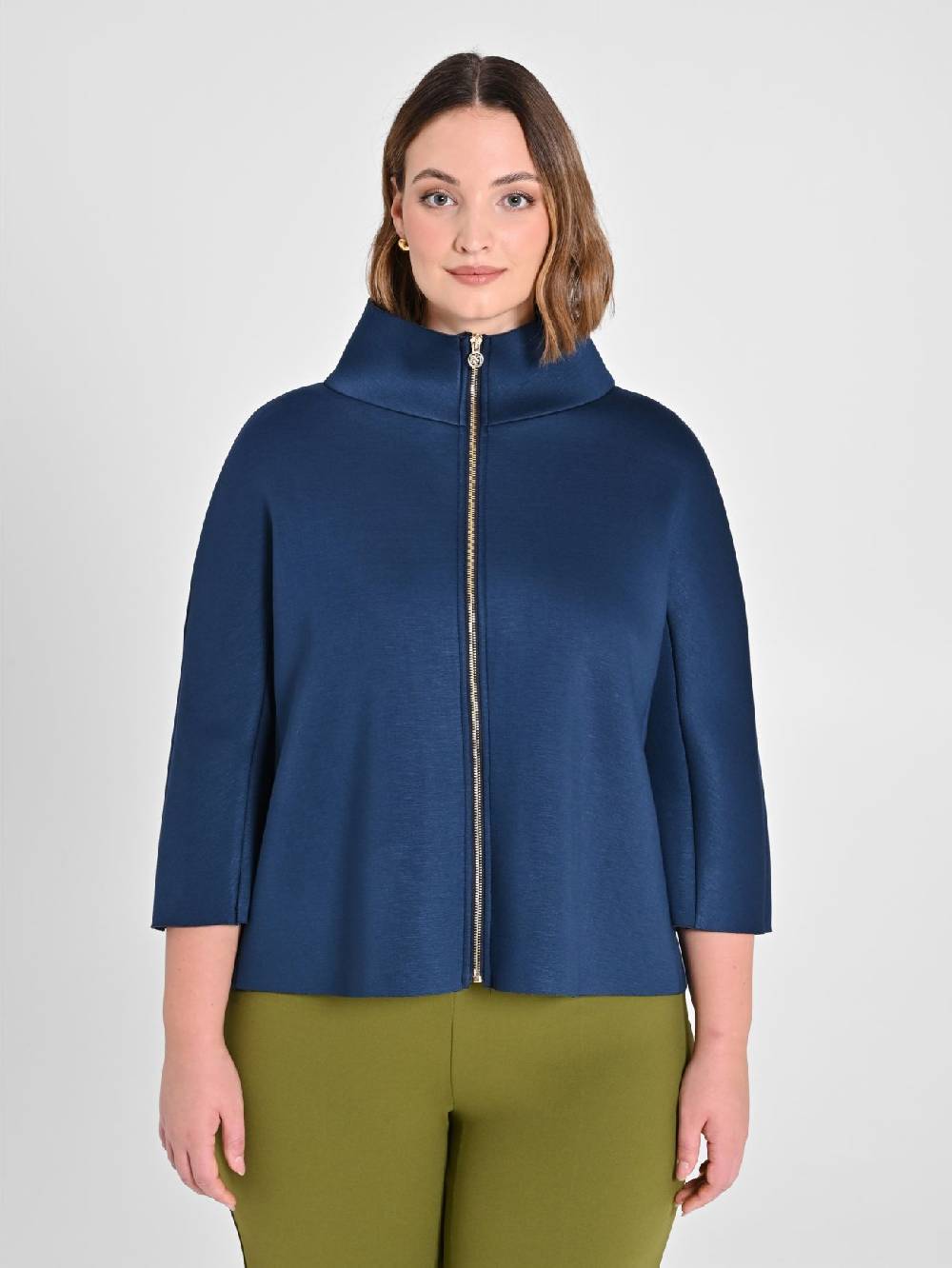 Rinascimento Cappa Curvy In Scuba Blu