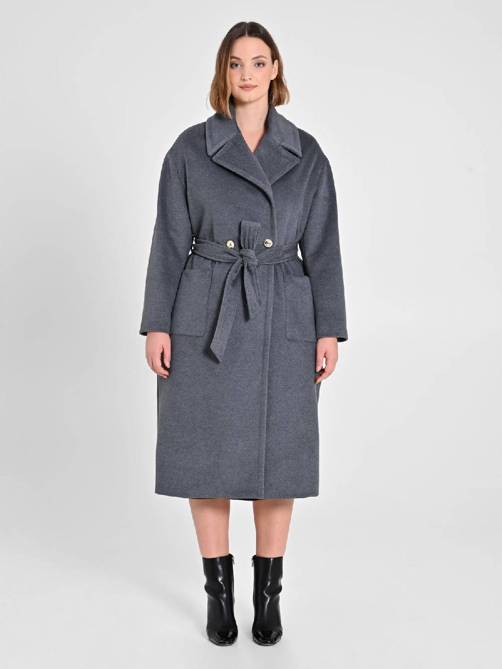 Rinascimento Cappotto Curvy Grigio