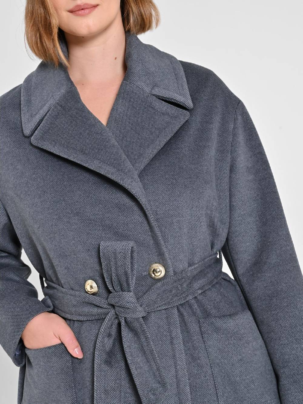 Rinascimento Cappotto Curvy Grigio