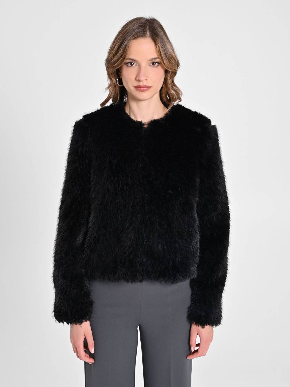 Rinascimento Cappotto Faux Fur