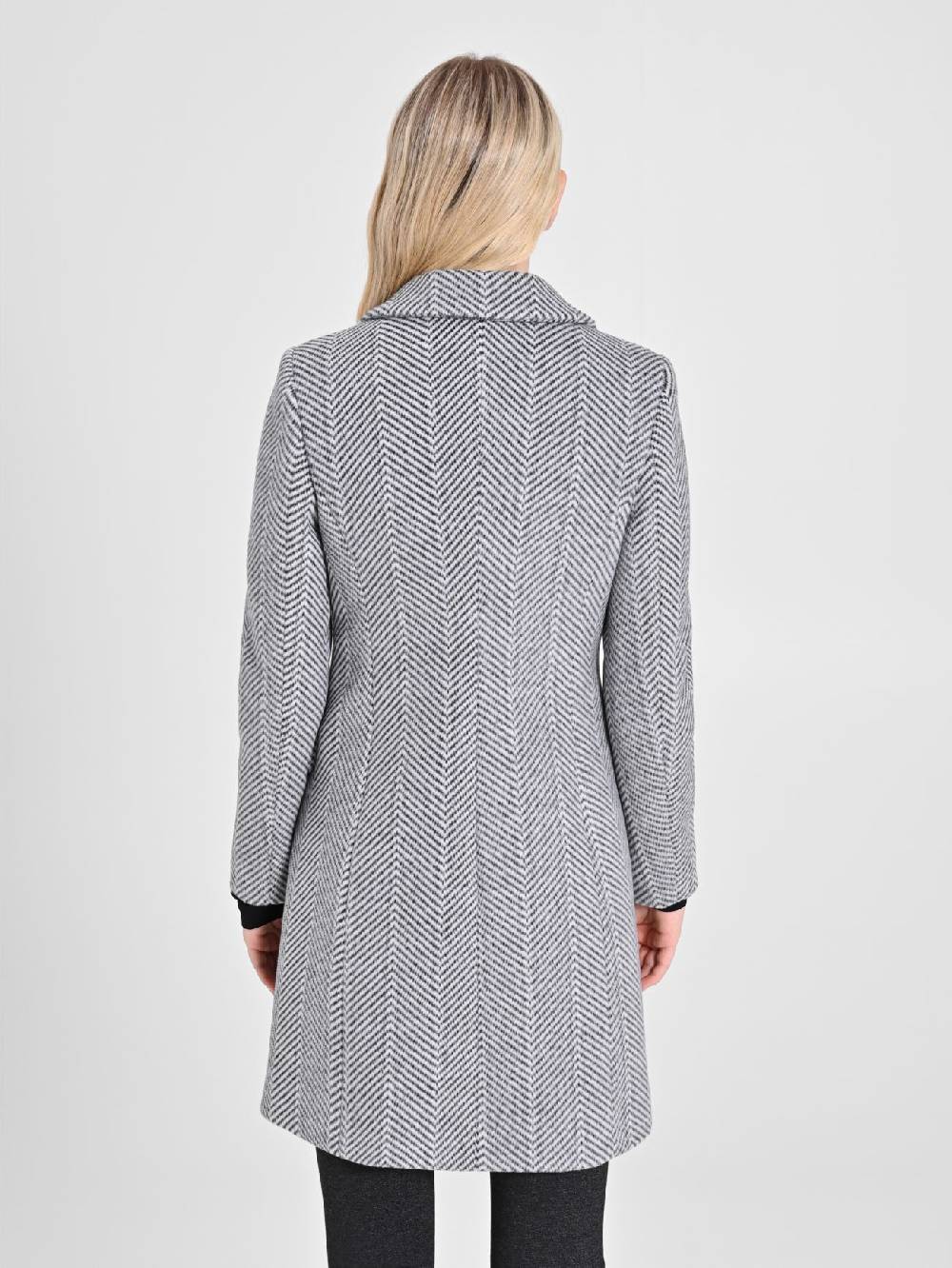 Rinascimento Cappotto Grigio Spinato