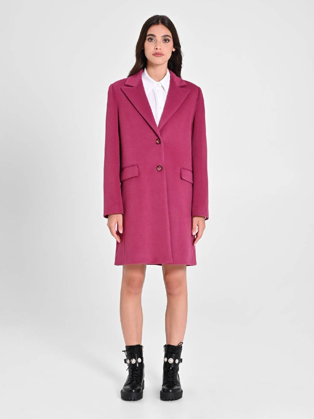 Rinascimento Cappotto Medio Bordeaux