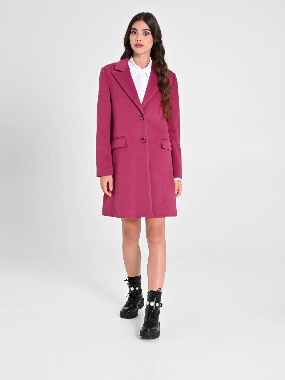 Rinascimento Cappotto Medio Bordeaux