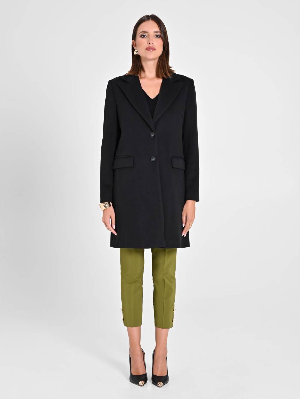 Rinascimento Cappotto Medio Nero