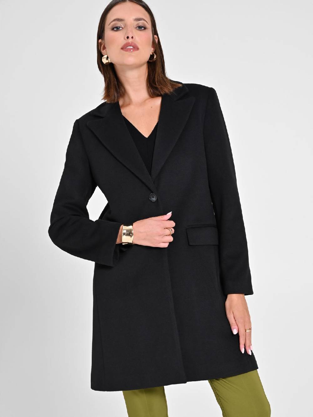 Rinascimento Cappotto Medio Nero