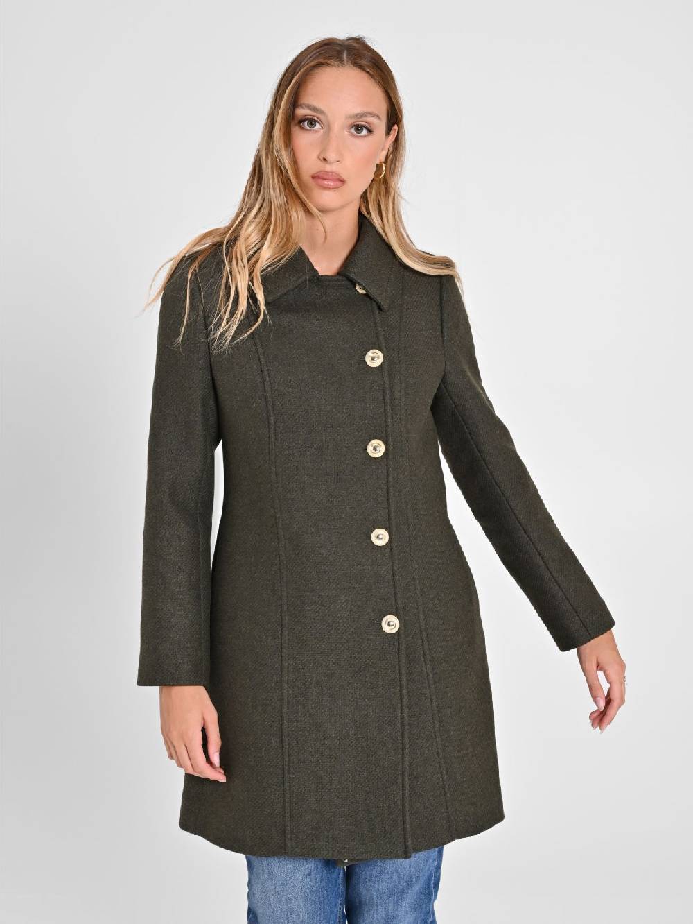 Rinascimento Cappotto Verde Muschio