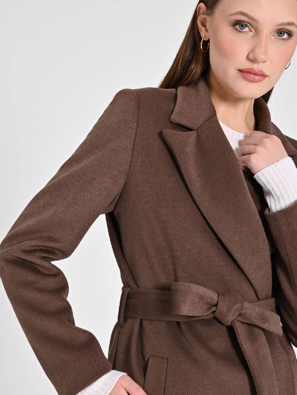 Rinascimento Cappotto Vestaglia Cioccolato