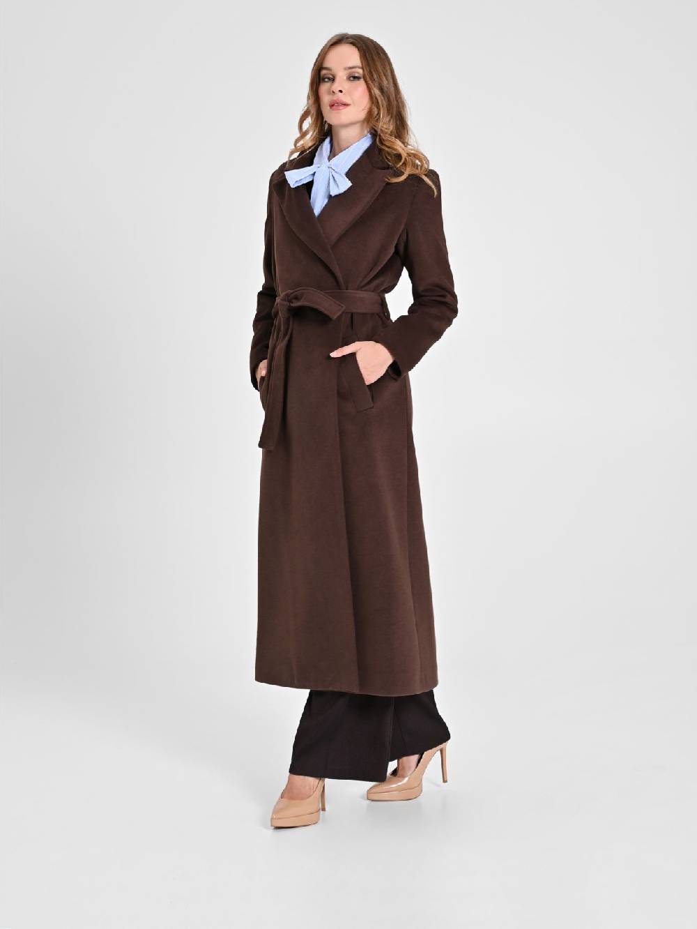 Rinascimento Cappotto Vestaglia Cioccolato