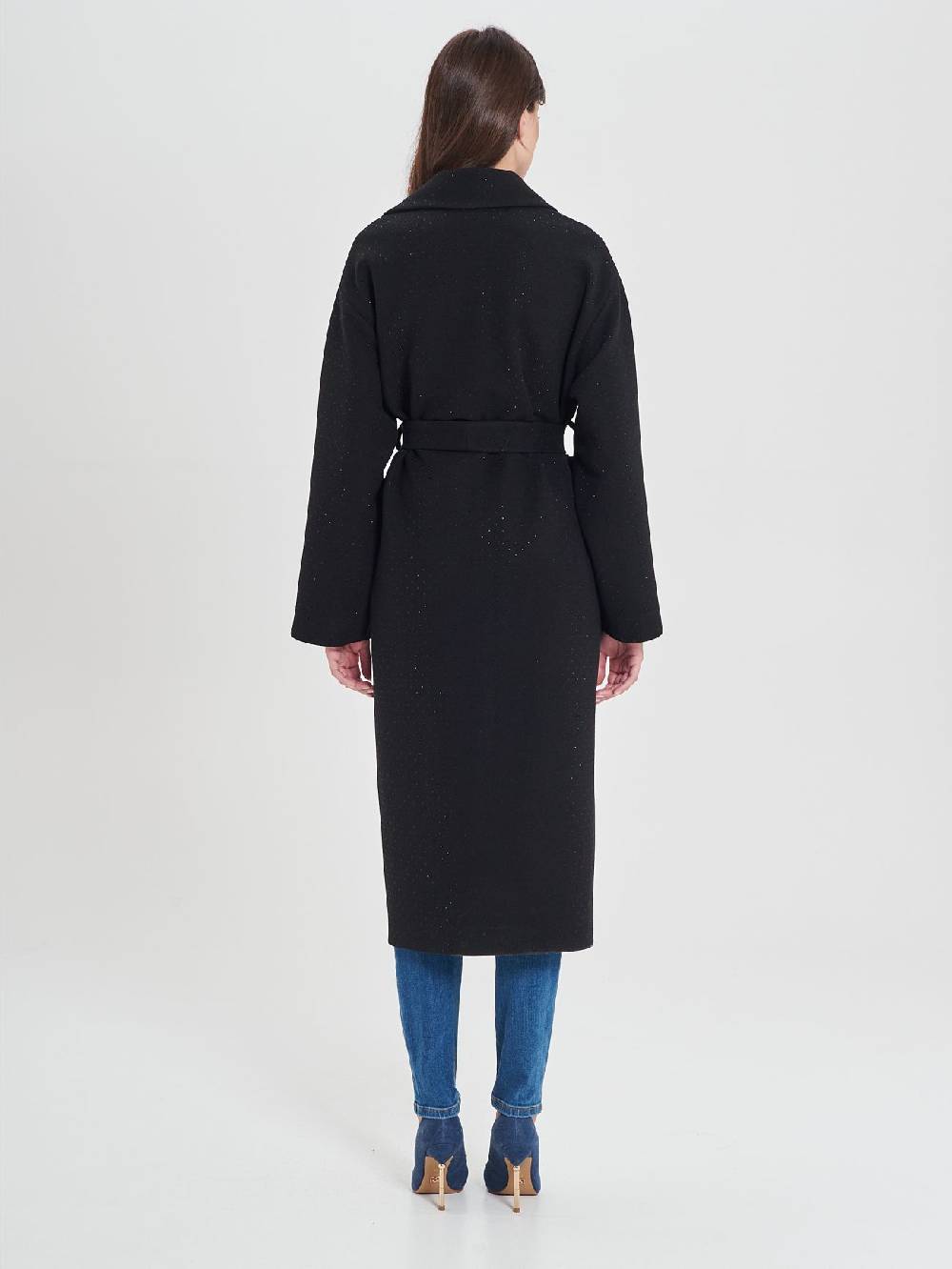 Rinascimento Cappotto Vestaglia Nero