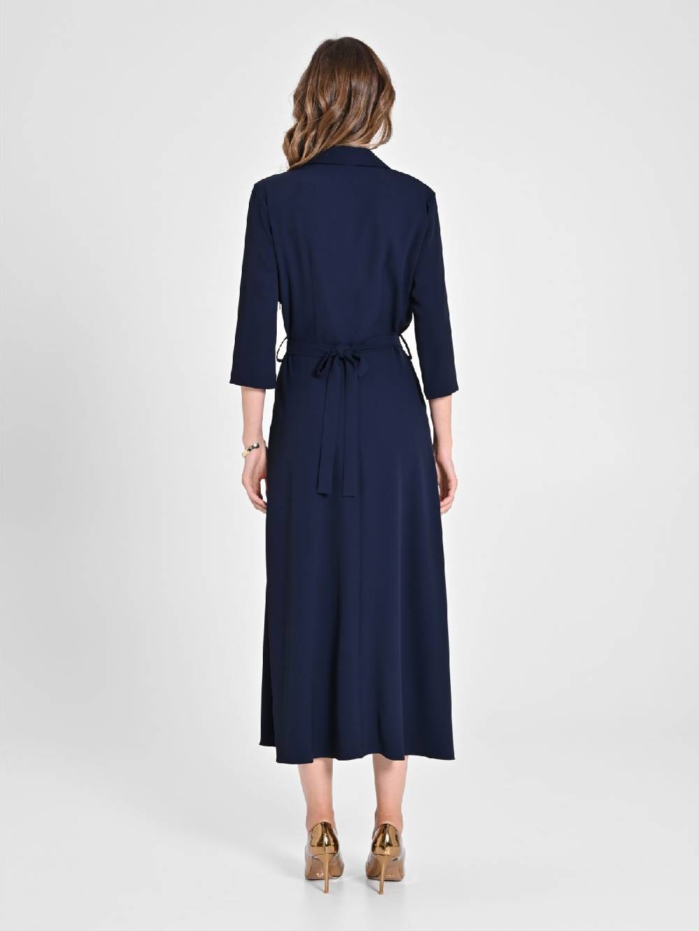 Rinascimento Chemisier Midi Blu