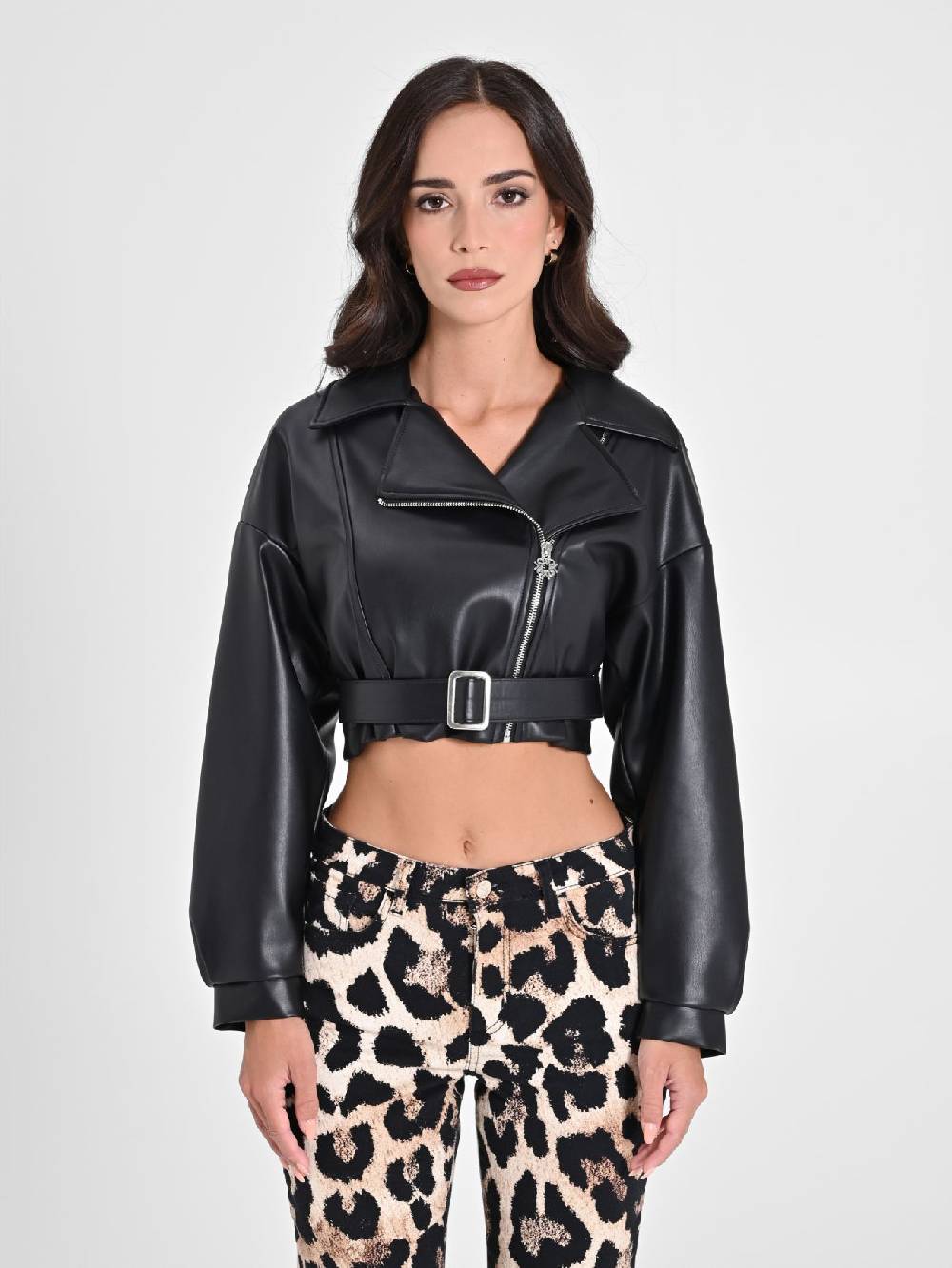 Rinascimento Chiodo In Simil Pelle