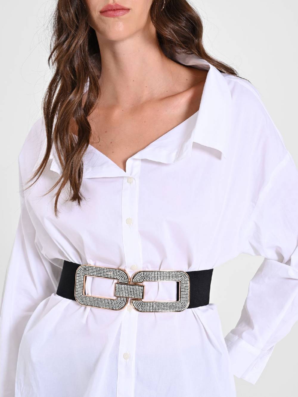 Rinascimento Cintura Fibbia Strass