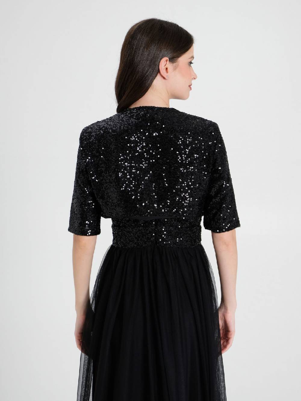 Rinascimento Coprispalle Aperto In Paillettes