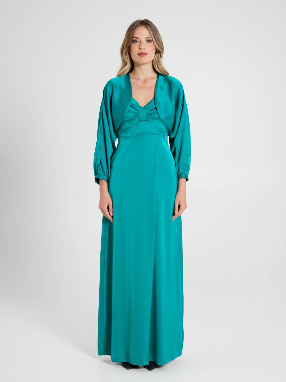 Rinascimento Coprispalle Con Maniche A Sbuffo