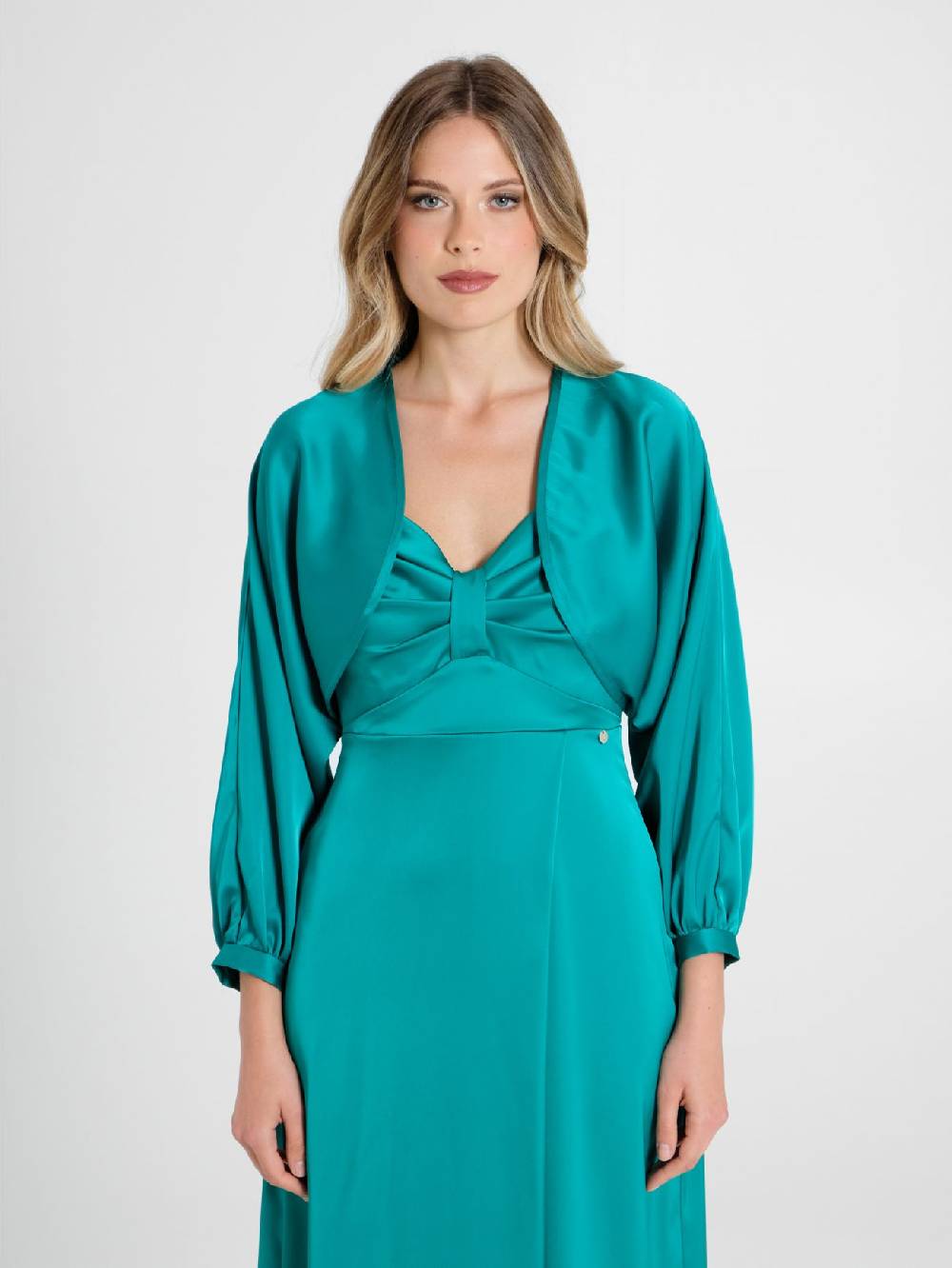 Rinascimento Coprispalle Con Maniche A Sbuffo