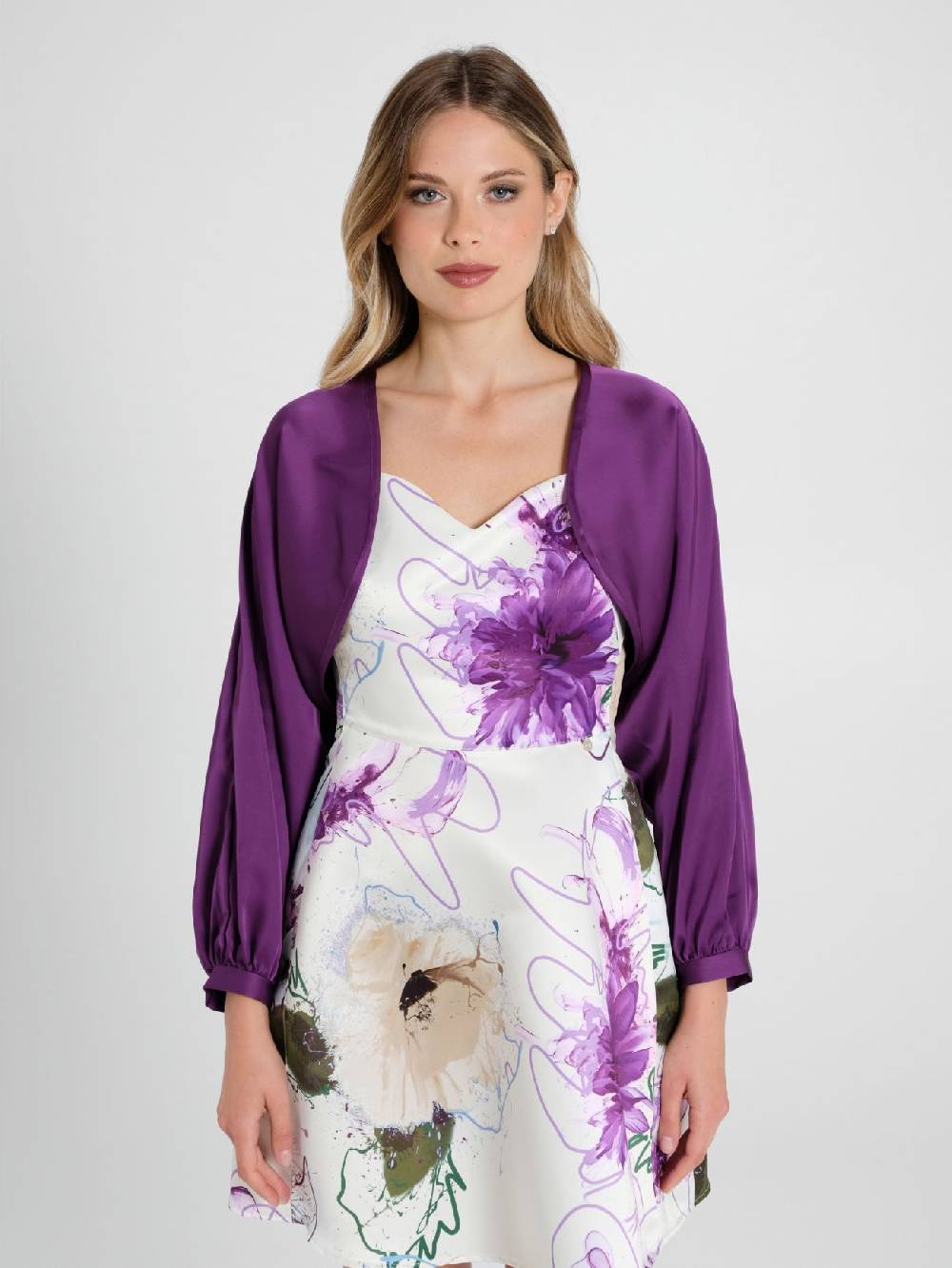 Rinascimento Coprispalle Con Maniche A Sbuffo