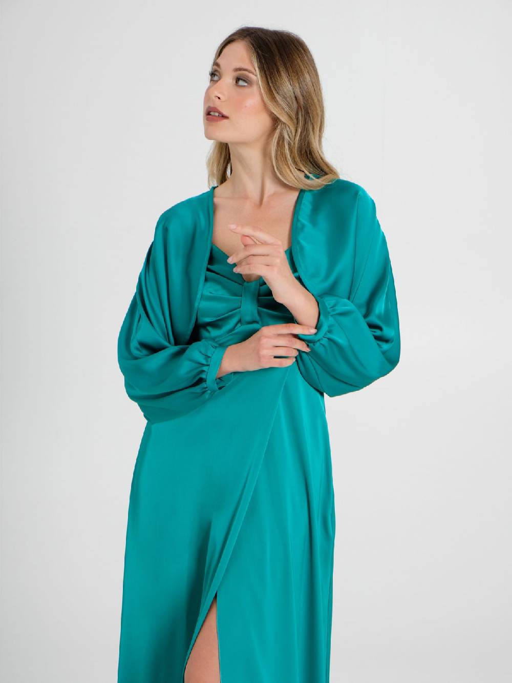 Rinascimento Coprispalle con Maniche a Sbuffo