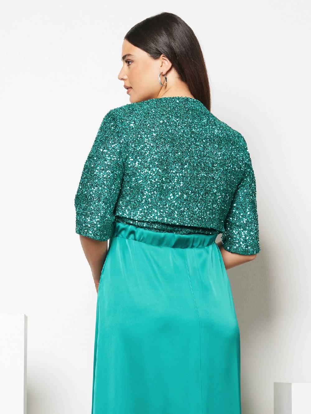 Rinascimento Coprispalle Curvy In Paillettes