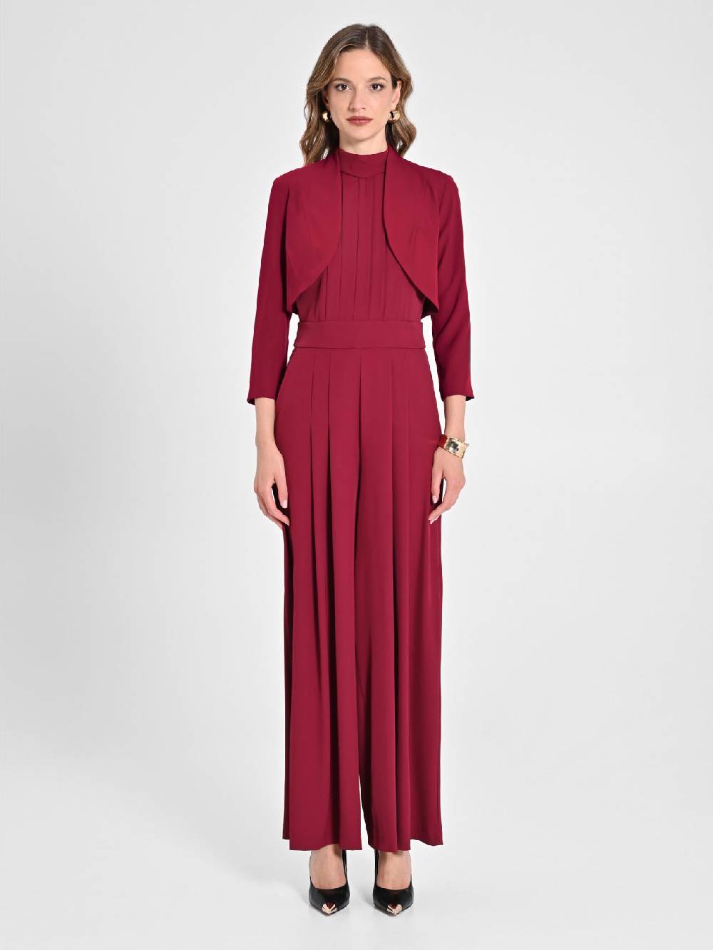 Rinascimento Coprispalle In Cady Bordeaux