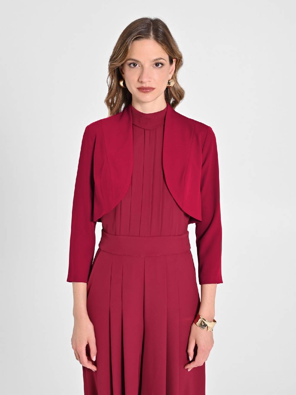 Rinascimento Coprispalle In Cady Bordeaux