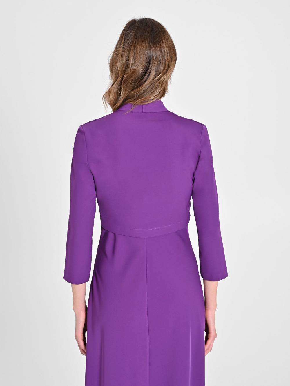 Rinascimento Coprispalle In Cady Viola Melanzana