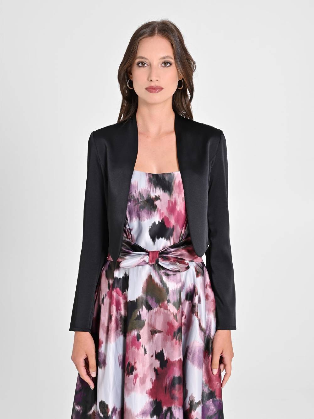 Rinascimento Coprispalle In Raso Nero