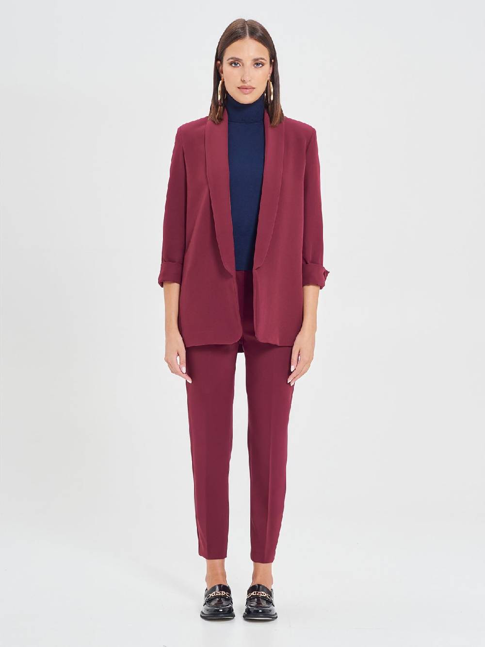 Rinascimento Giacca Aperta Bordeaux