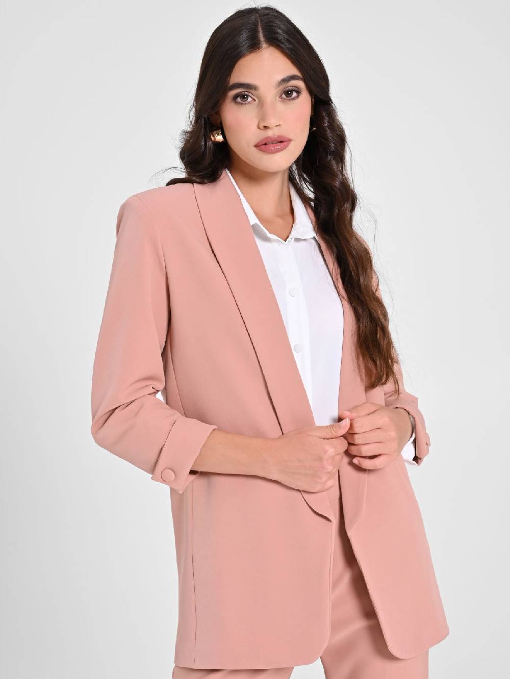 Rinascimento Giacca Aperta Rosa