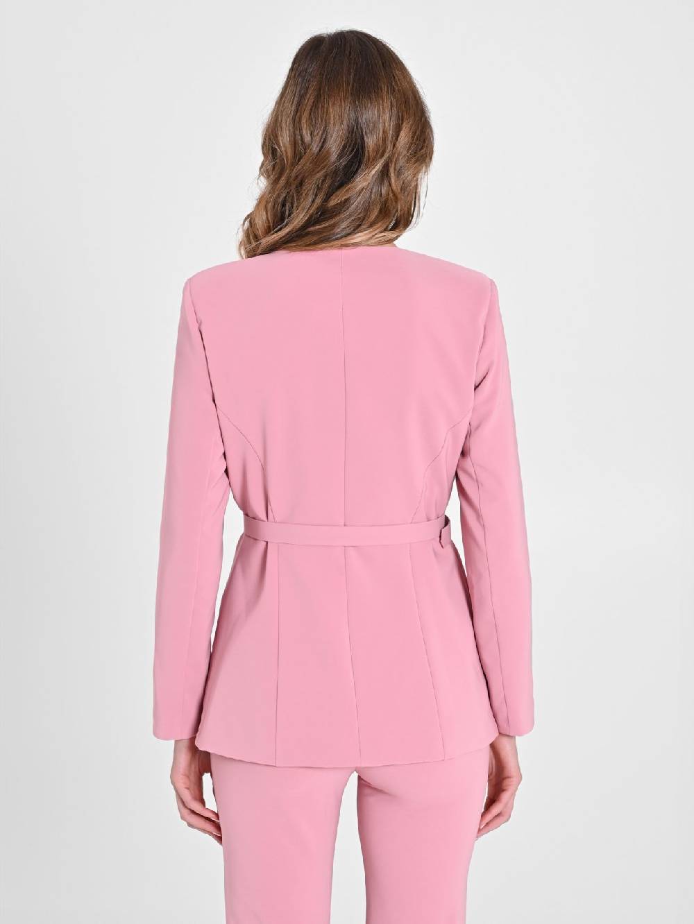Rinascimento Giacca Asimmetrica Rosa Antico