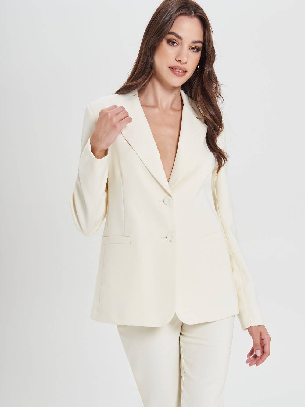 Rinascimento Giacca Bianca in Cadi Operato