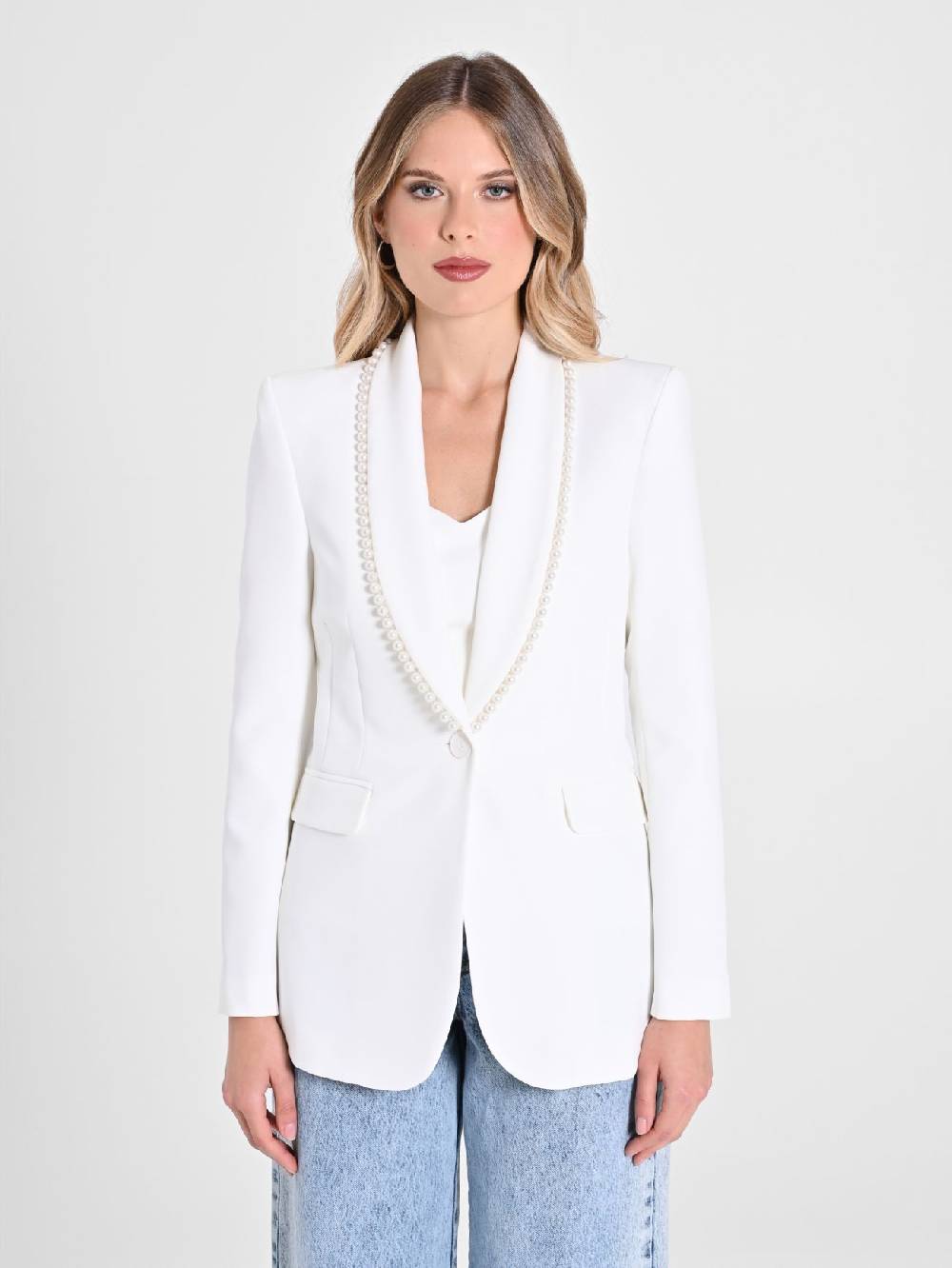 Rinascimento Giacca Con Perle