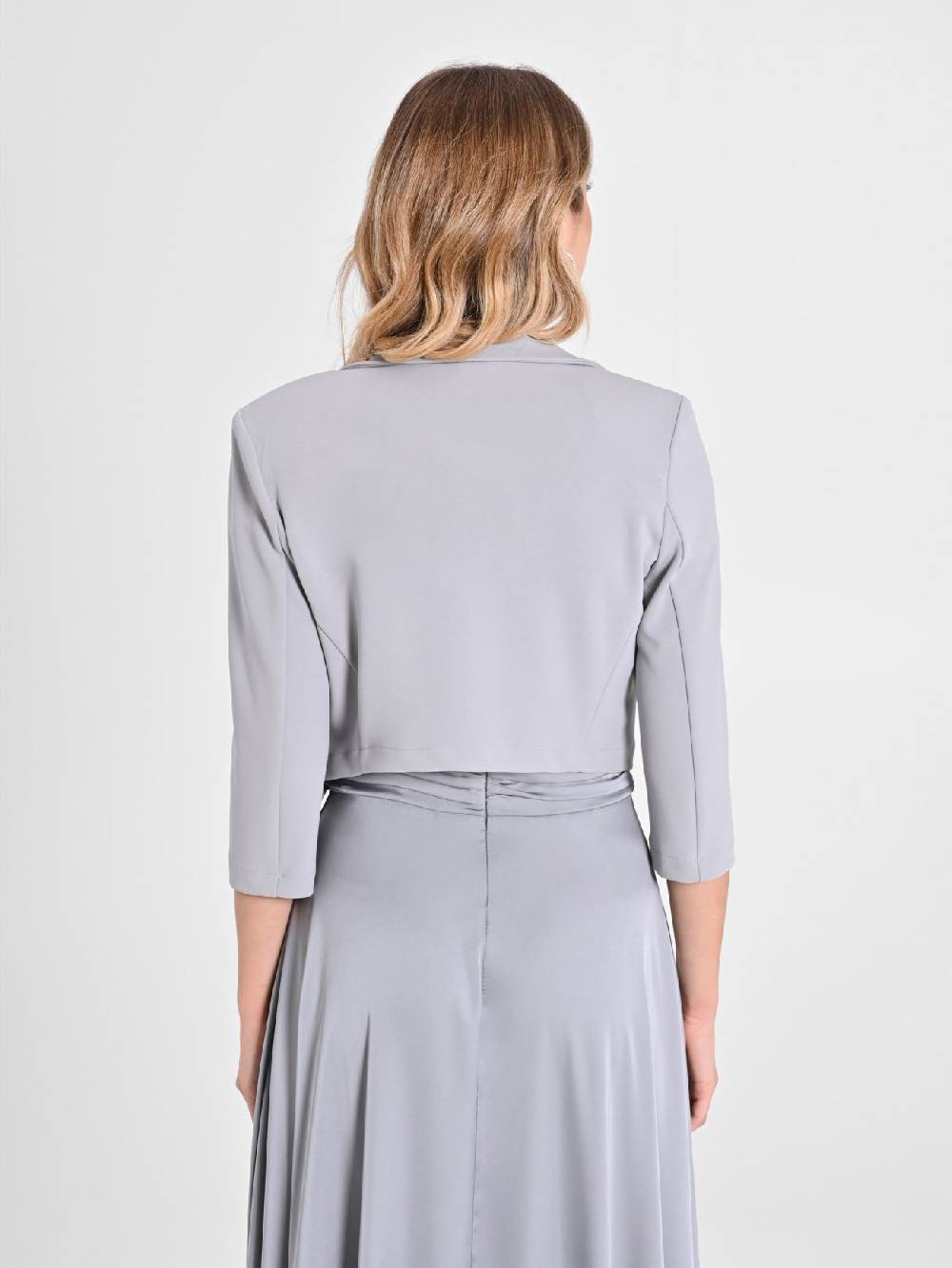 Rinascimento Giacca Corta In Scuba Mano Crepe